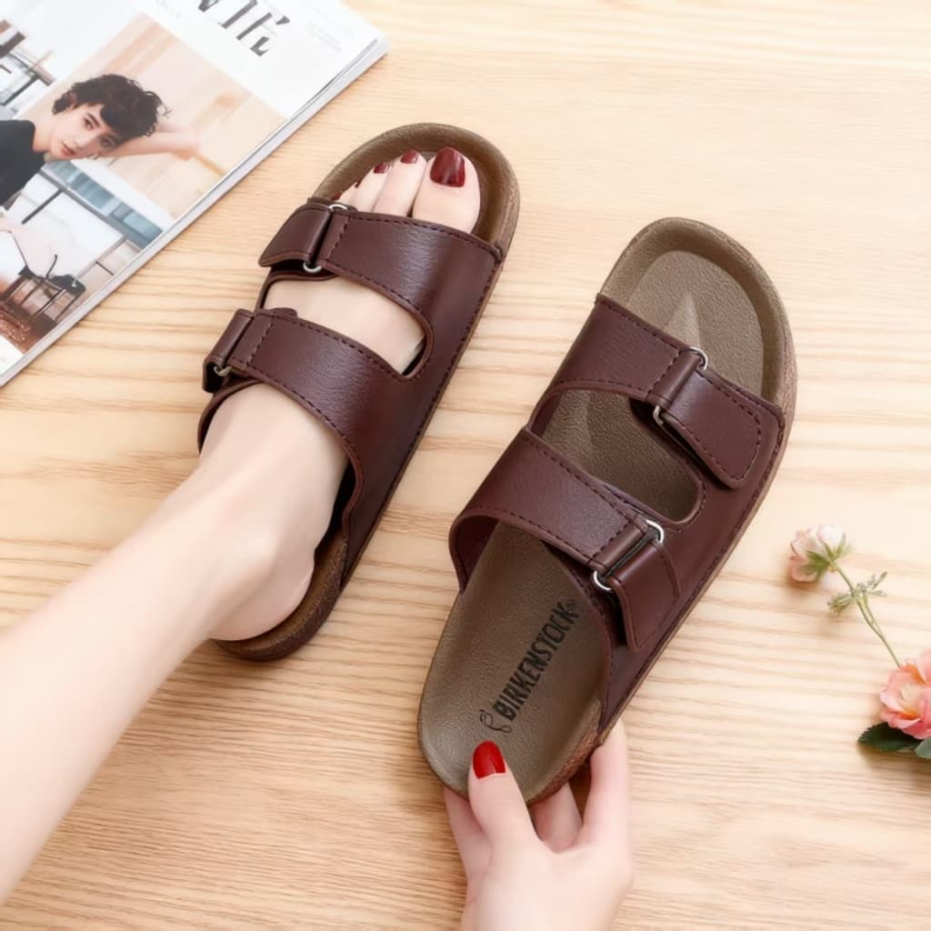 CozyWalk รองเท้าแตะคู่รัก สายคู่ ปรับขนาดได้ พื้นนุ่ม เดินสบาย ใส่ได้ทั้งชายหญิง สไตล์มินิมอล จากไทย รูปที่ 8