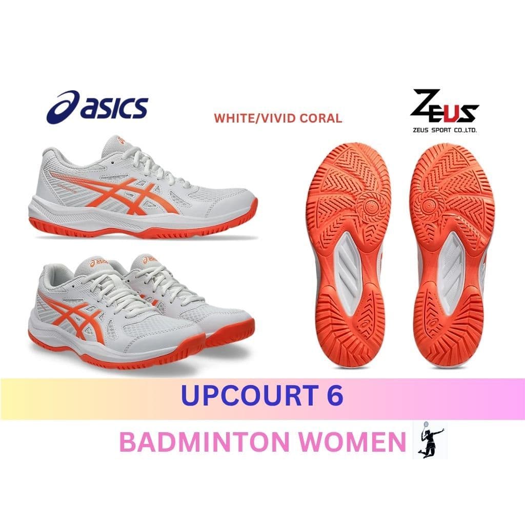 ASICS UPCOURT 6 รองเท้าแบดมินตัน วอลเลย์บอล Non Marking สามารถเข้าได้ทุกสนาม รูปที่ 8