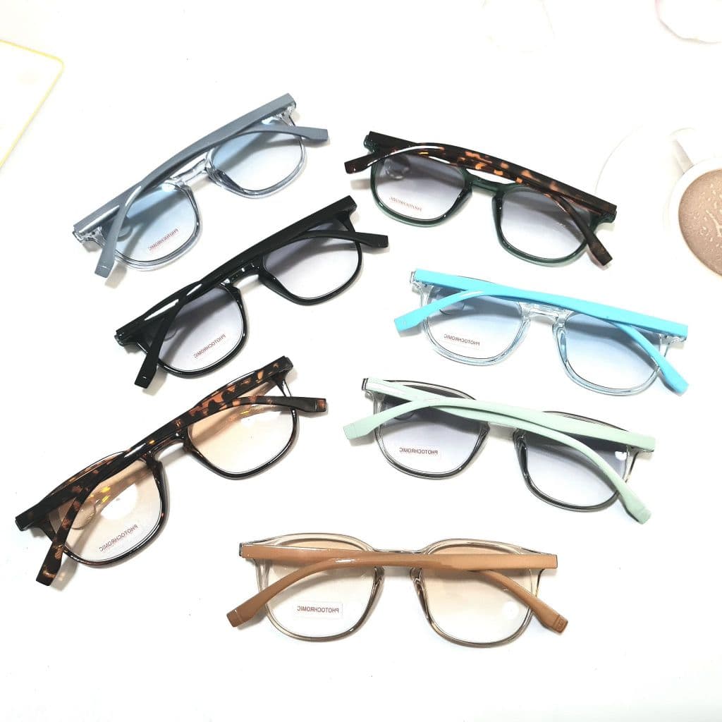 แว่นสายตายาว/สายตาปกติ แว่นกรองแสงบลูออโต้ไล่สี Photochromic ออกแดดเปลี่ยนสี ป้องกันแสงสีฟ้า แว่นอ่านหนังสือรุ่น8815 รูปที่ 8