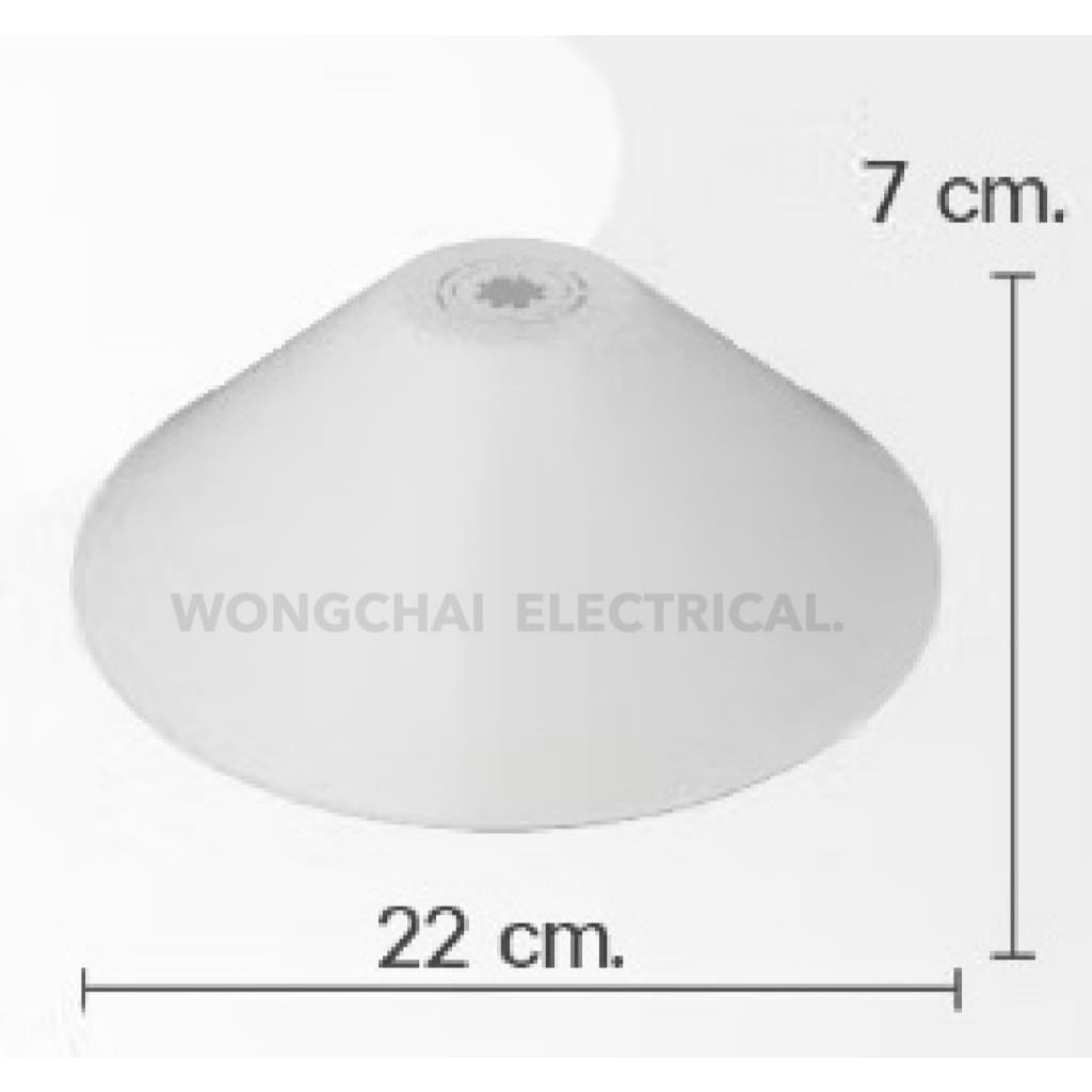 โคมไฟห้อยฝาชี PVC สีขาว ยี่ห้อSOKAWA ขั้วเกลียว E27 โคมห้อย โคมไฟเพดาน โคมไฟแฟนซี โคมไฟประดับ รูปที่ 2