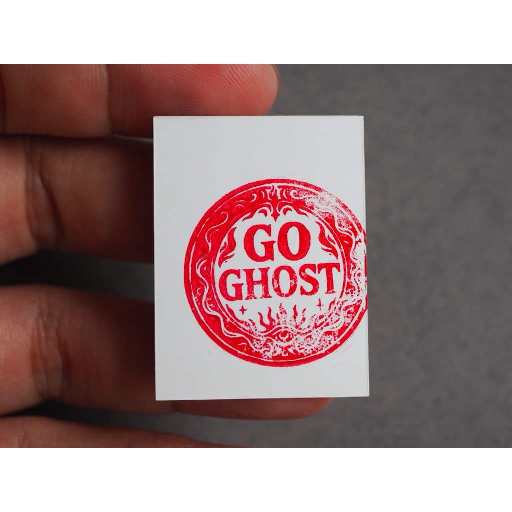 รูปยันต์ม้าเสพนาง ขนาด1.5นิ้ว GOGHOST พิธีเสกจันทร์เพ็ญ 泰国佛牌 รูปที่ 2