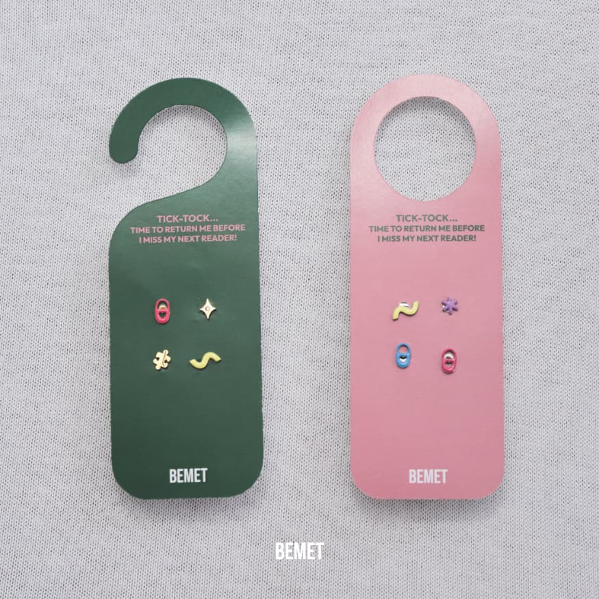 Bemet Ditto stud set ต่างหูสแตนเลส รูปที่ 1