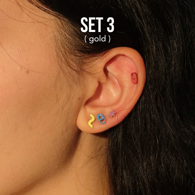 Bemet Ditto stud set ต่างหูสแตนเลส รูปที่ 7