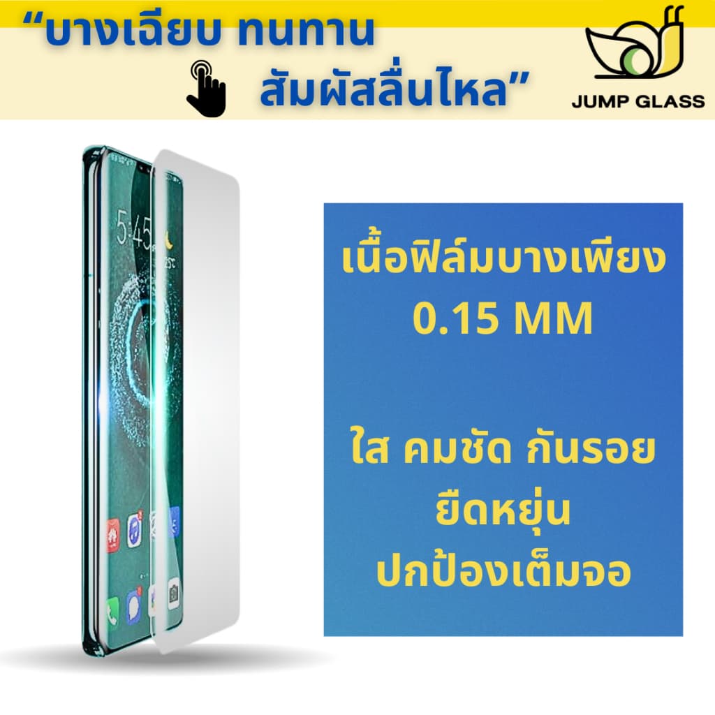 ฟิล์มไฮโดรเจล สำหรับรุ่น Realme 14 5G, 14 Pro, 13 5G,13+ 5G, Realme 12 Pro+,Realme 12+ 5G,12,12x 5G,11x 5G ,Realme 11 5G รูปที่ 4