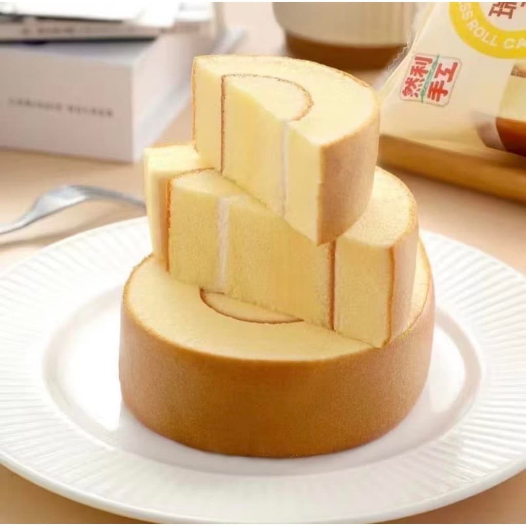 เค้กโรลรสนม Roll Cake 85g รูปที่ 6