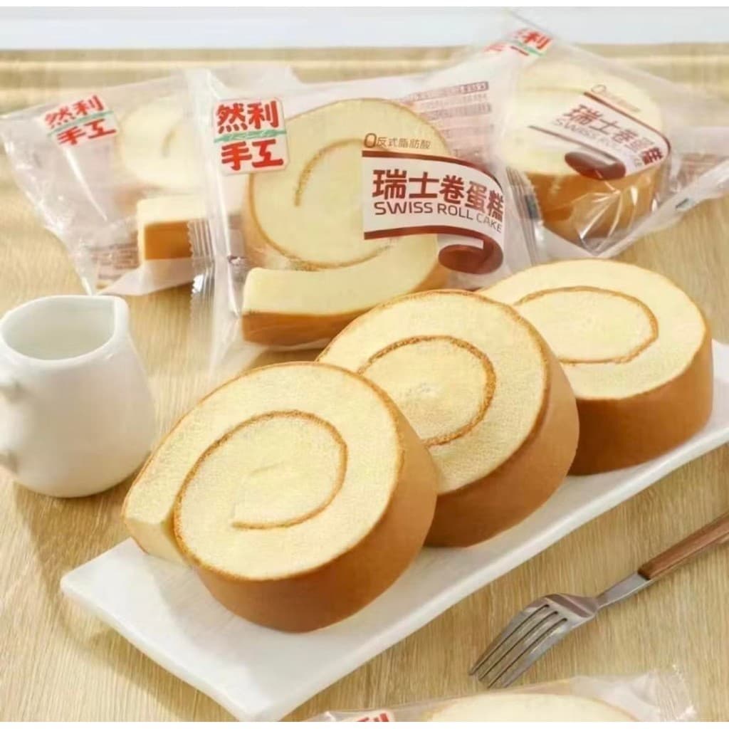 เค้กโรลรสนม Roll Cake 85g รูปที่ 3