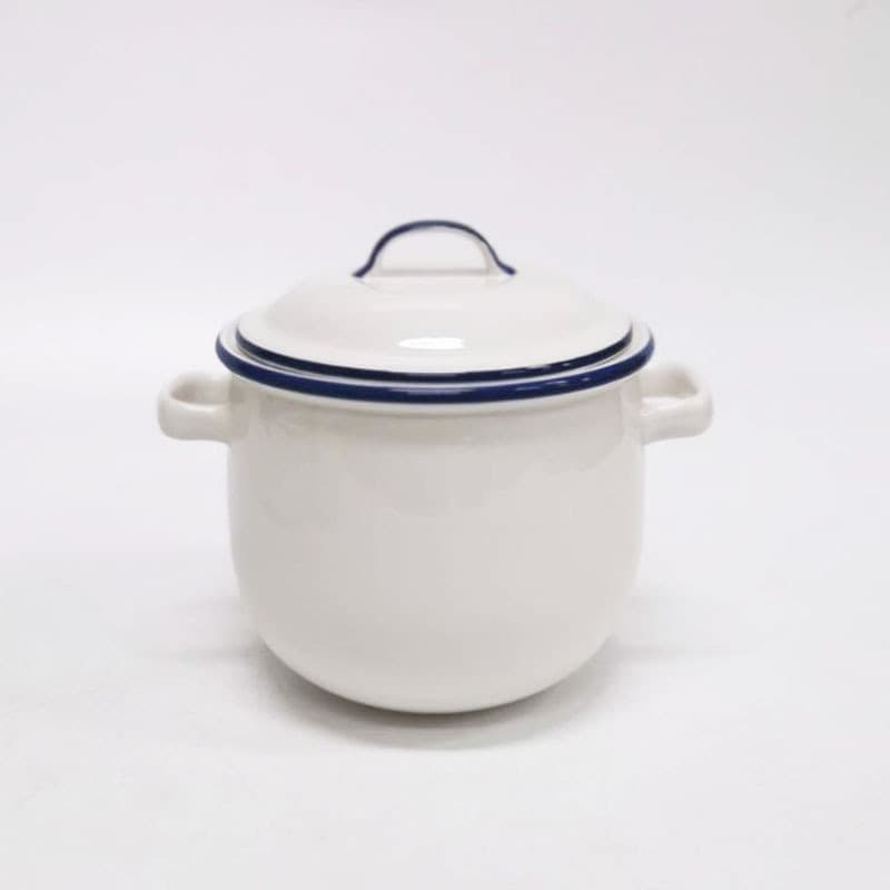 INDRA CERAMIC หม้อโบราณและปิ่นโต ลายสังกะสี เซรามิกเข้าไมโครเวฟได้ *ห้ามตั้งบนเตาแก๊สหรือเตาไฟฟ้า* รูปที่ 6