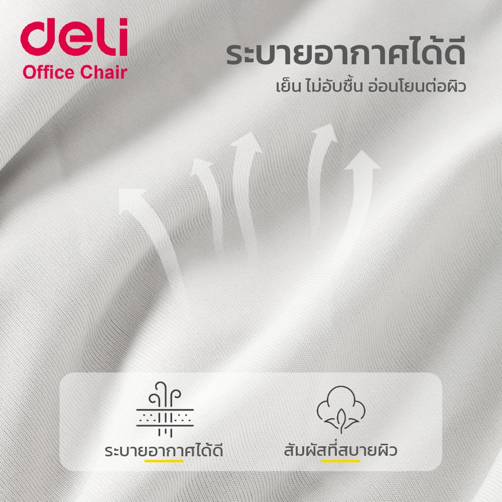 Deli เบาะรองหลังพื่อสุขภาพ ลดอาการปวดเมื่อย ออกแบบตามร่างกาย นั่งสบาย พกพาสะดวก Lumbar Support รูปที่ 2
