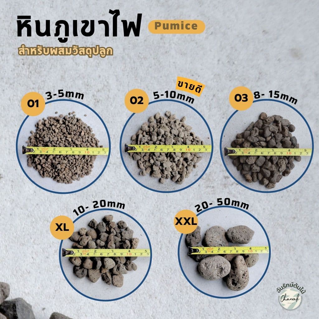 วัสดุปลูก รวมหลายรายการ พร้อมใช้ ขนาด 1 ลิตร เปลือกสน เม็ดดินเผา หินภูเขาไฟ ใบก้ามปู เพอร์ไลท์ ดินญี่ปุ่น รูปที่ 2
