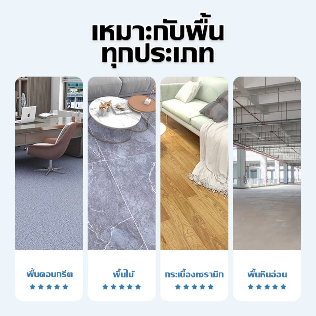 PAUS BIRU ขายดี เสื่อน้ำมันปูพื้น หน้ากว้าง 1 m ผิวด้านหน้าทรายลายไม้ ตัดความยาวต่อเนื่อง ไม่แยกชิ้น รูปที่ 2
