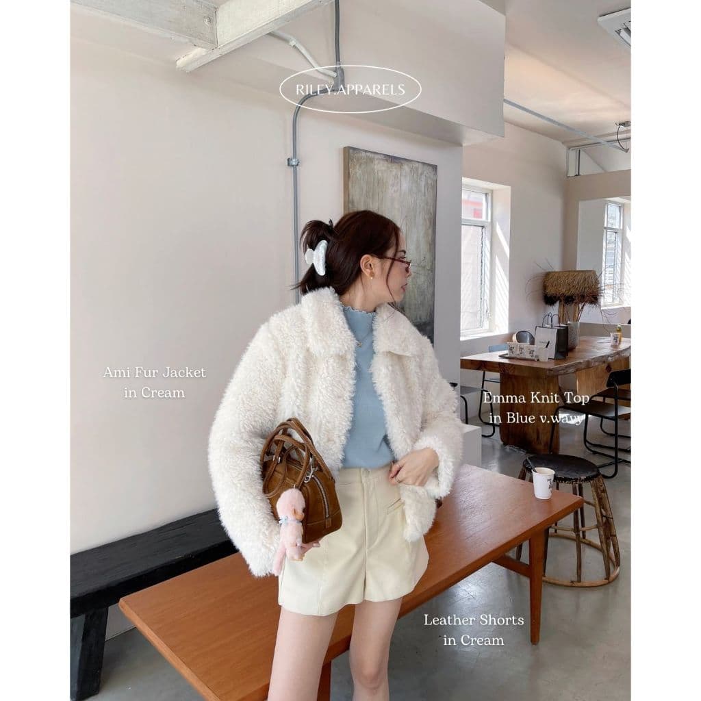 Riley.apparels - Emma knit top เสื้อคอปีน 8006 รูปที่ 5