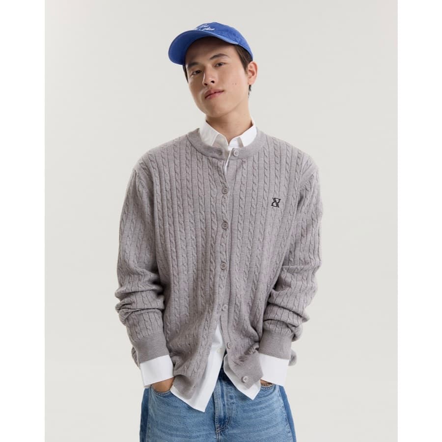 REEVE TWIST CARDIGAN - เสื้อคาร์ดิแกนถัก ผ้าKnit รูปที่ 1