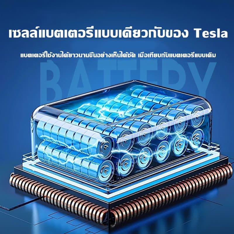 รับประกัน 5 ปี เครื่องสูบลมยาง 50000mAh ปั๊มลมไฟฟ้า 4 IN 1 เครื่องปั๊มลมไฟฟ้า เครื่องสูบลมรถ เครื่องสูบลมคลุ รูปที่ 6