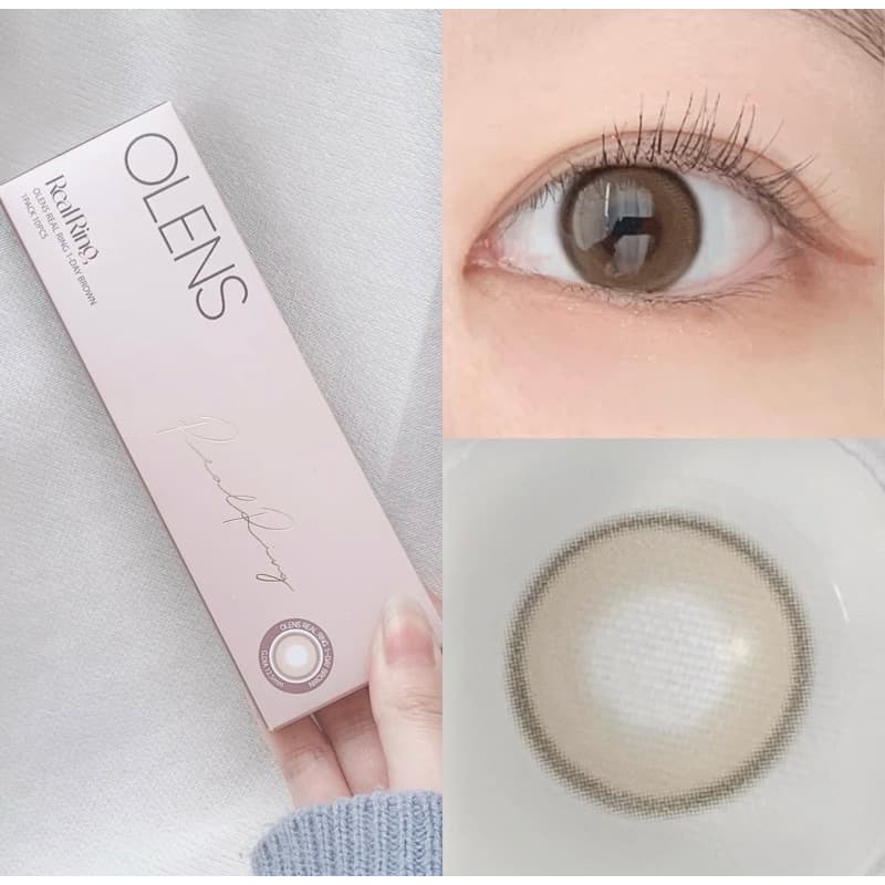 Olens Real Ring - Brown 1 day เลนส์รายวัน รูปที่ 5
