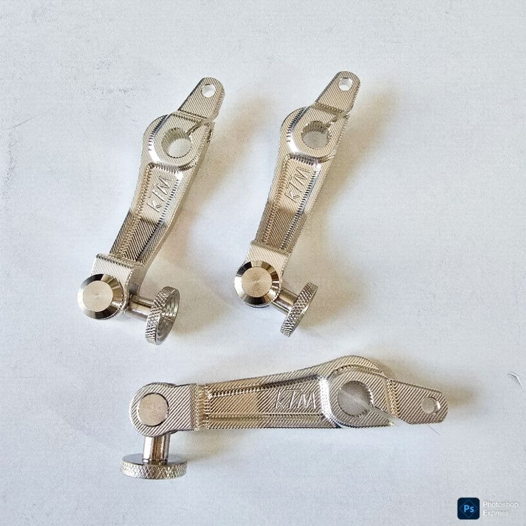 มือลิง KTM CNC ตัวปรับสแตนเลสแท้ รุ่นWAVE125/110i/ชุปเปอร์คัพ/ใส่เวฟได้ทุกรุ่น รูปที่ 7