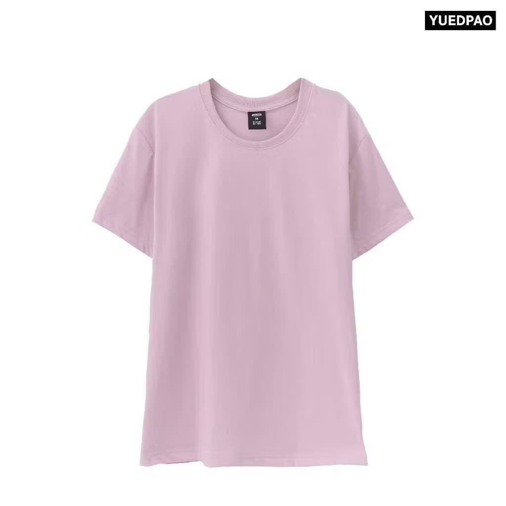 Yuedpao Ultrasoft Non-Iron เสื้อยืดคอกลม ผ้านุ่มใส่สบาย ไม่ย้วย ไม่หด ไม่ต้องรีด เสื้อยืดสีพื้น Set Pink rose รูปที่ 8