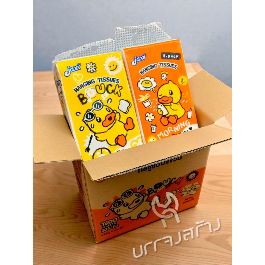กระดาษทิชชู่ แบบแขวน ฺB.DUCK หนา 4ชั้น 1300แผ่น เกรดGB/T 20808 พรีเมี่ยม แพ็คใหญ่ แบบดึง สัมผัสนุ่ม รูปที่ 7