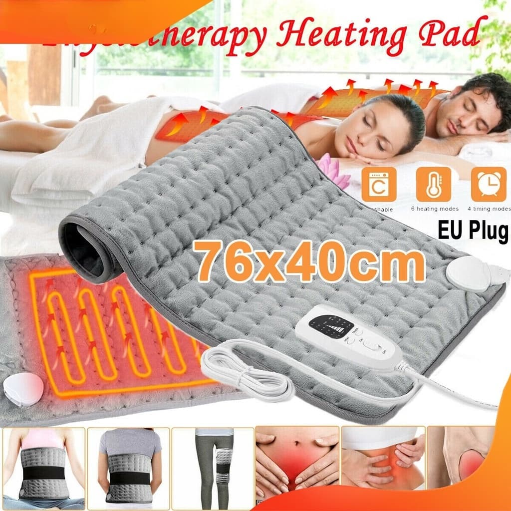 ถุงร้อนประคบ ถุงร้อนไฟฟ้า ThermoPad Heating Pad แผ่นประคบร้อนไฟฟ้า ขนาด 60x30cm มีการร80*40 รูปที่ 1