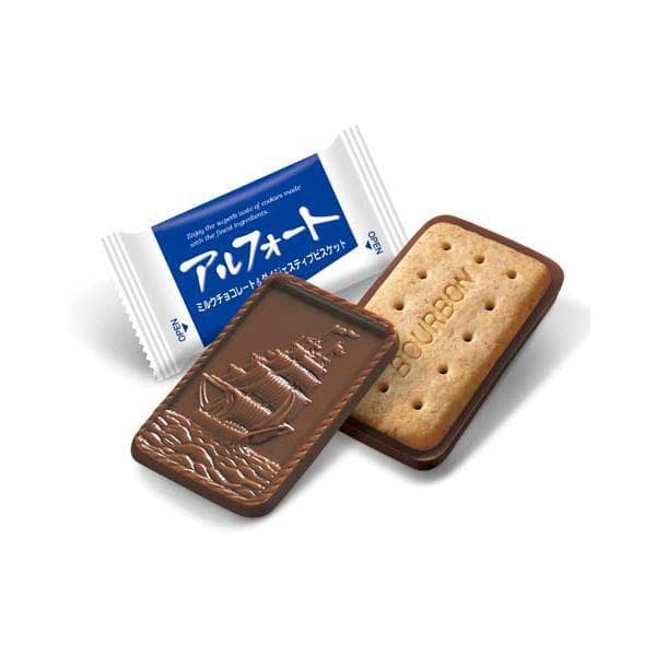 Bourbon Alfort Ichiban Milk Chocolate and Rich Milk Chocolate Biscuit 12P บิสกิตช็อกโกแลตสูตรดั้งเดิม รูปที่ 4