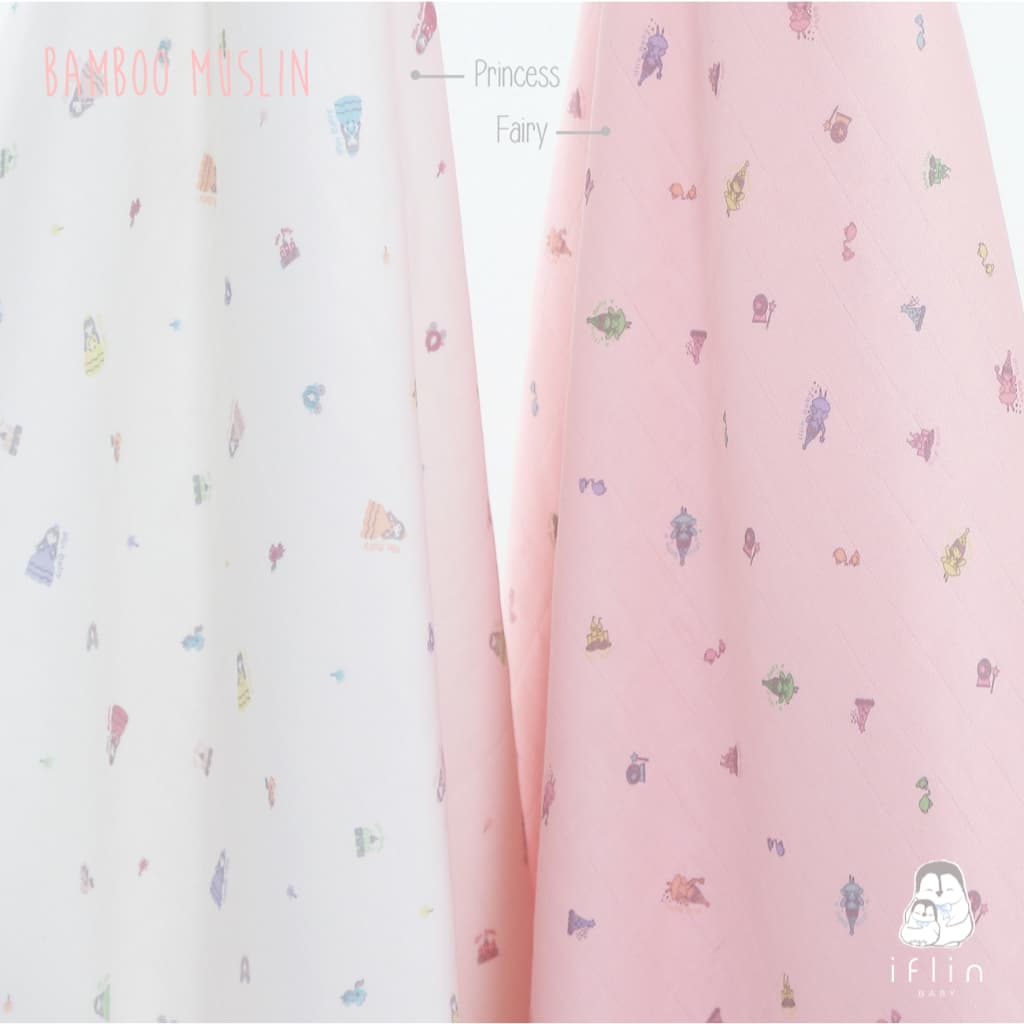Iflin Baby - ปลอกหมอนข้าง สำหรับ เด็กแรกเกิด - Baby Bolster Case รูปที่ 9