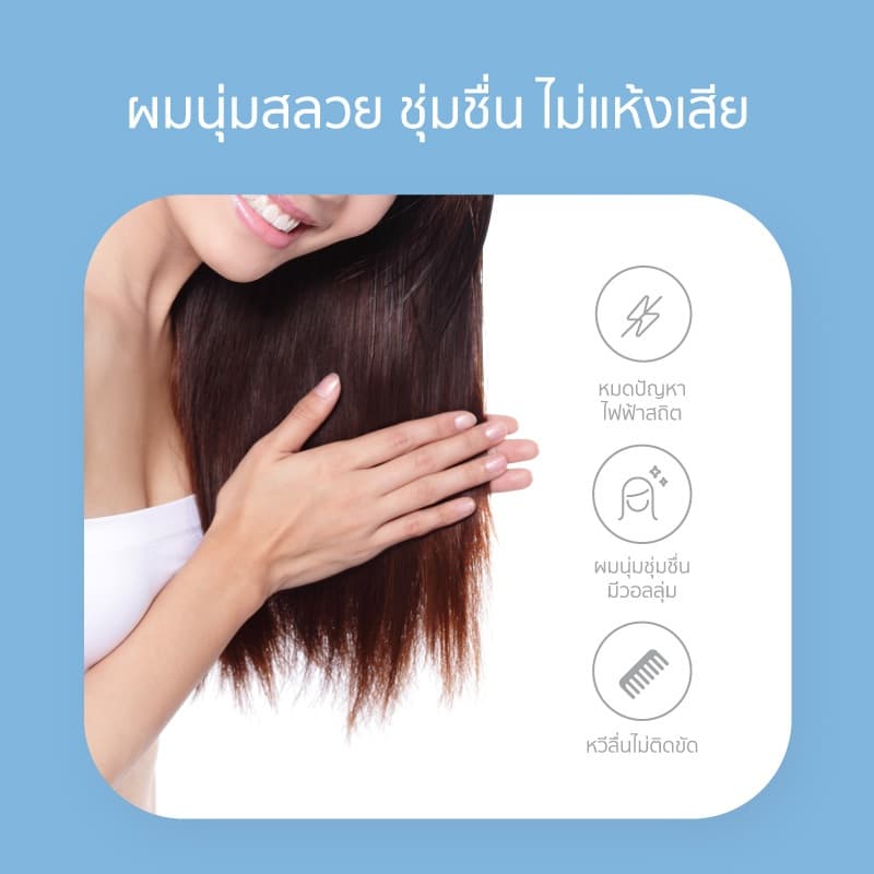 Alectric ไดร์เป่าผมพกพาสะดวก พับเก็บได้ 1800 วัตต์ รุ่น CF1 - รับประกันสินค้า 3 ปี รูปที่ 6