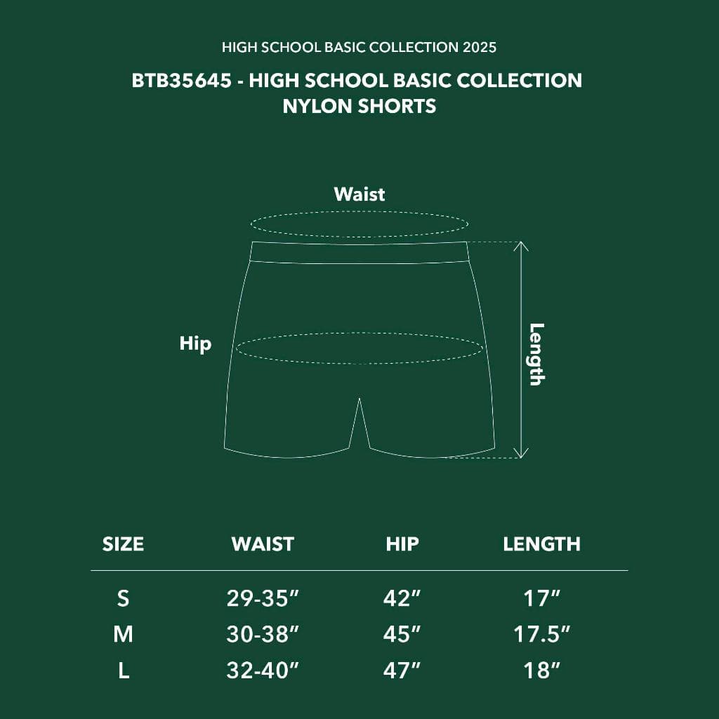 Highschool Basic Collection : Routine Nylon Shorts กางเกงขาสั้นผ้าไนลอน - BTB35645 รูปที่ 8