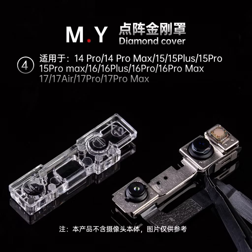 ฝาครอบป้องกันกล้องหน้า Mr.Yang ฝาครอบป้องกันเลนส์อินฟราเรดแบบดอทเมทริกซ์อเนกประสงค์ X 11 12 13 14 15 16-17 ครบชุด รูปที่ 7