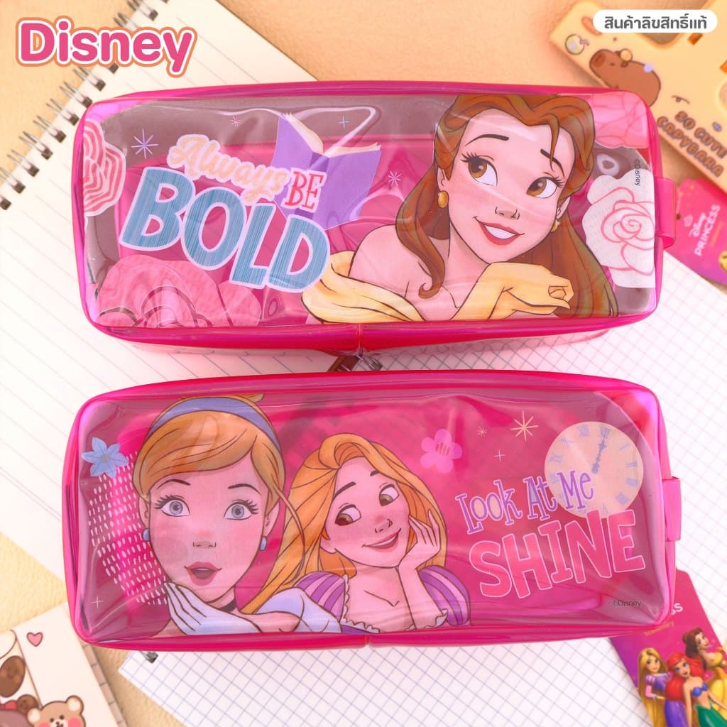 กระเป๋าดินสอ PVC กันน้ำ ใส ลายการ์ตูน Disney และ Sanrio - สินค้าลิขสิทธิ์แท้ รูปที่ 6