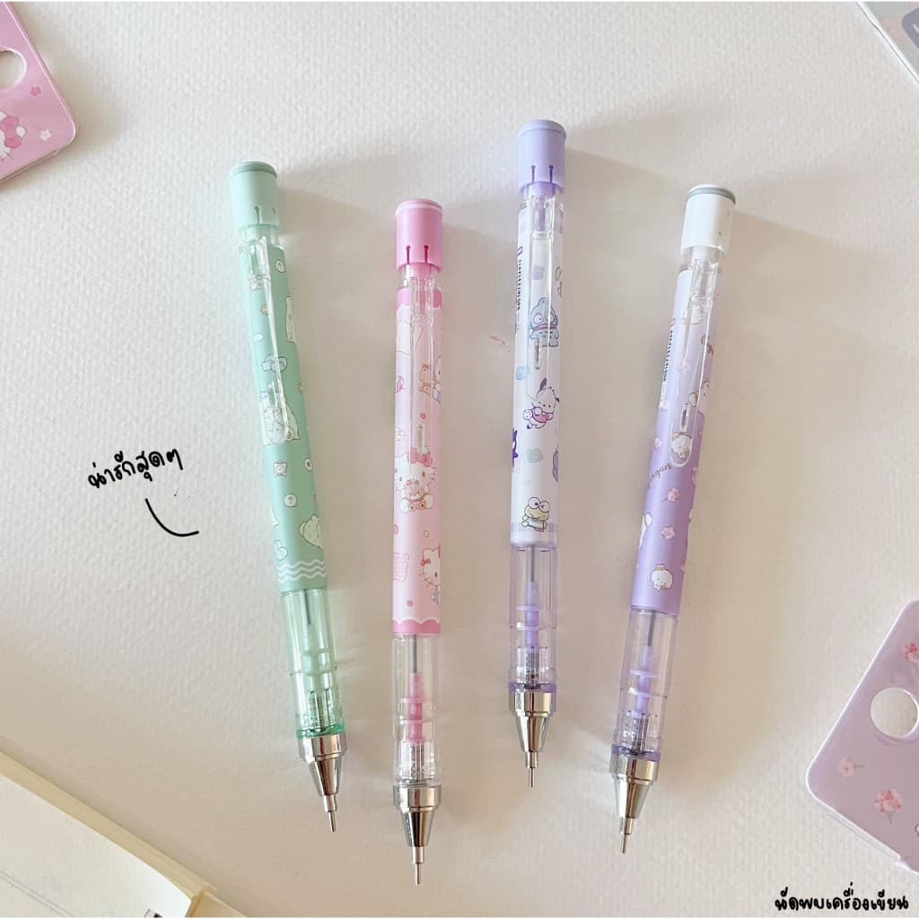 Oniso x Sanrio ดินสอกด 0.5 mm รุ่น Kitty Marumofubiyori Hapidanbui Cogimyun รูปที่ 4