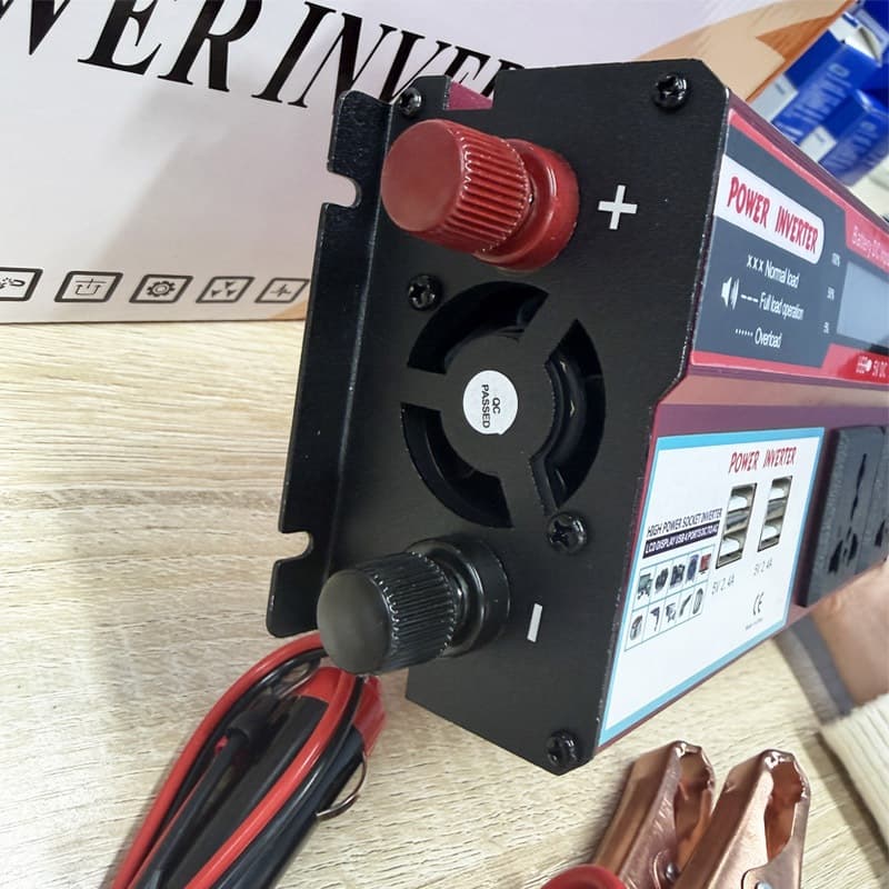 ส่งจากกรุงเทพ อินเวอร์เตอร์6000W inverter pure sine wave inverter 12v to 220vแปลงไฟ รถยนต์หม้อแปลงไฟ รูปที่ 6