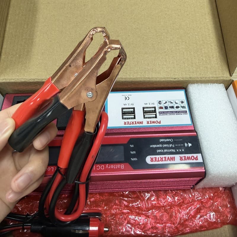 ส่งจากกรุงเทพ อินเวอร์เตอร์6000W inverter pure sine wave inverter 12v to 220vแปลงไฟ รถยนต์หม้อแปลงไฟ รูปที่ 4