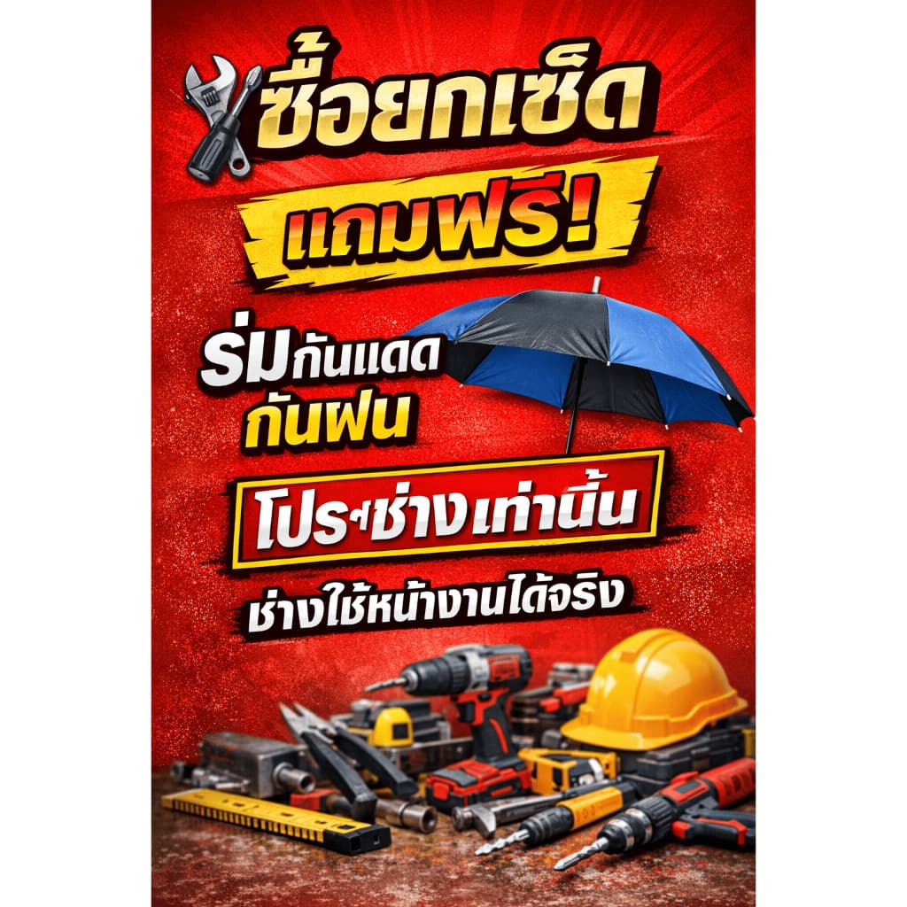 "UmBalanceOne" ขายึดร่มแม่เหล็กแรงสูง สำหรับ ช่างแอร์มืออาชีพ กันร้อน กันแดด กันฝน ไม่หวั่นทุกสภาพอากาศ รูปที่ 6