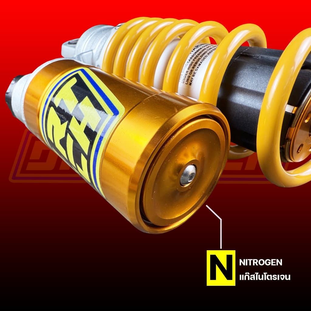 โช๊คหลัง DIRT TECH ยาว 320-410 mm สำหรับวิบากบังลม ปรับรีบาวด์ได้จริง ปรับความแข็งของสปริงได้จริง คุณภาพคุ้มราคา รูปที่ 8