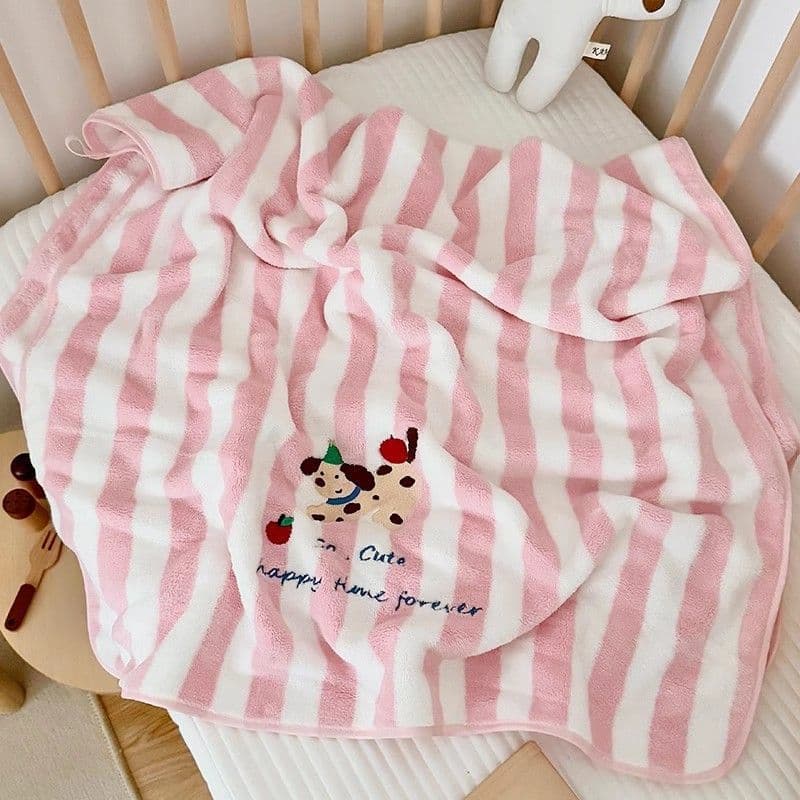 ผ้าเช็ดตัวลายน้องหมาน่ารัก ผ้าฟลีช ทำจากผ้า Coral Fleece ขนนุ่ม ซับน้ำดี แห้งไว รูปที่ 2