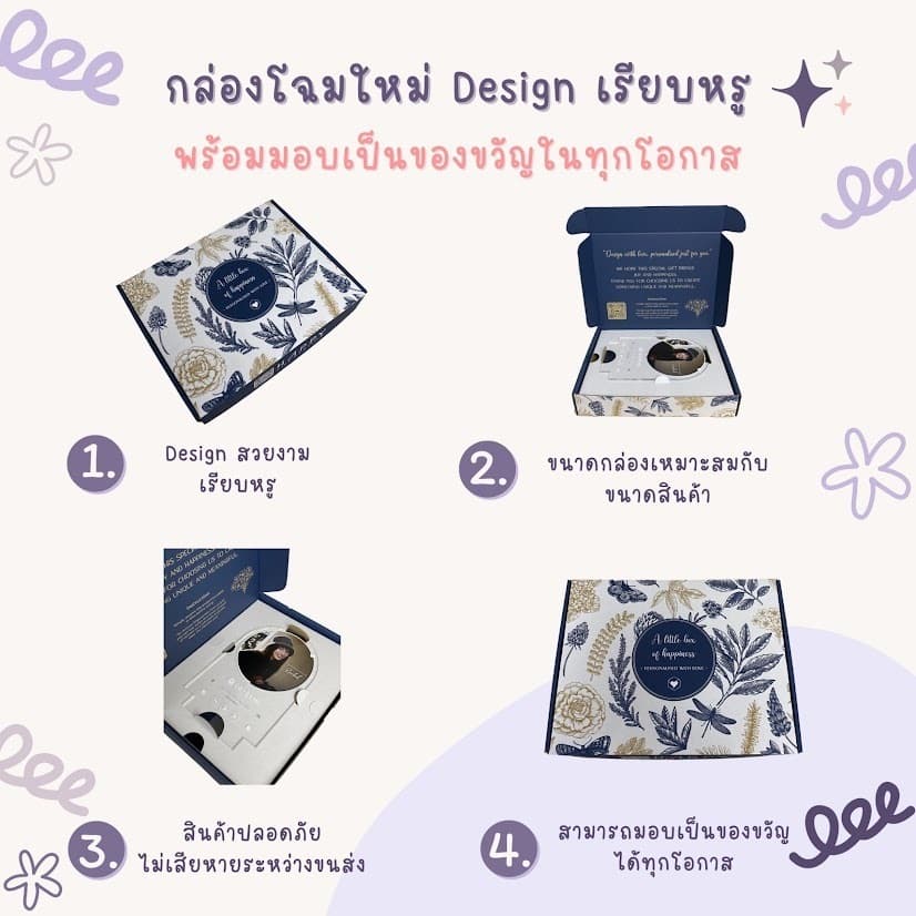 จัดทำ 1-2 วัน Happylife Enchanted Collection โคมไฟอะคริลิคสกรีนรูป ใส่ข้อความได้ ของขวัญวันเกิด วันครบรอบ ตามโอกาสต่างๆ รูปที่ 9