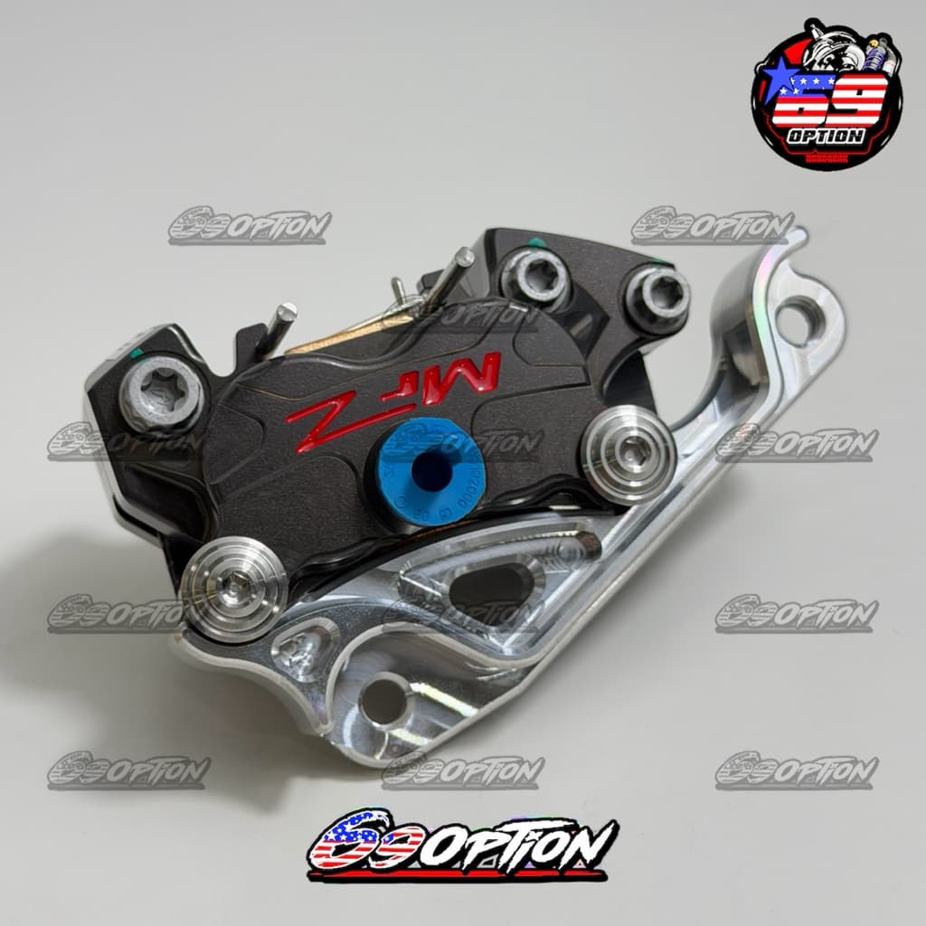 ขาจับปั้มแมลงสาป MFZ Brembo ของเวฟ125iบังลม ขนาดจาน200/220มิล งานกลึงมือเข้ารูปทุกจุด รูปที่ 7