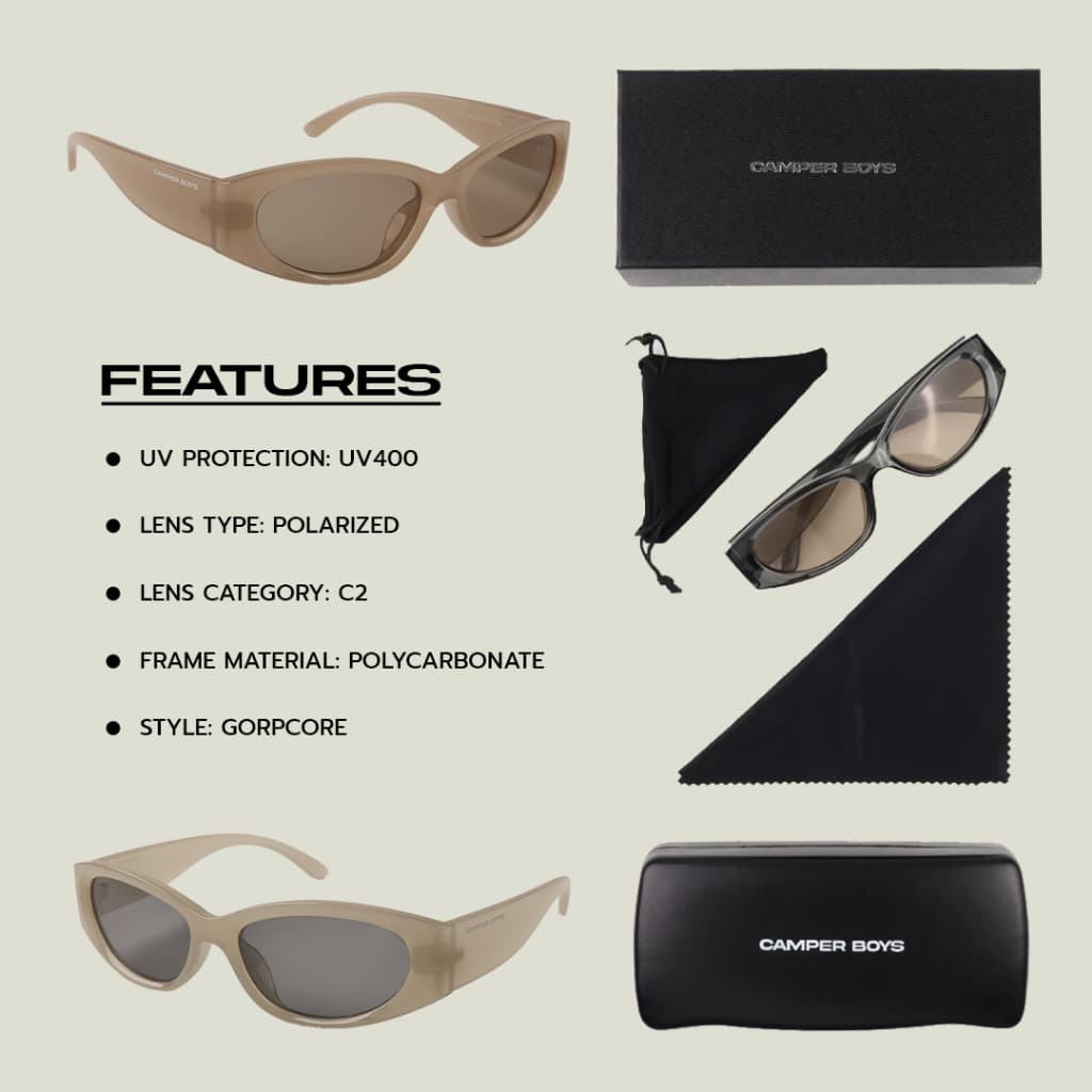 URBAN HIKER SUNGLASSES: SUMMIT SHADE แว่นกันแดดที่ทรงเป็นสไตล์ Gorpcore ใส่ได้ทั้งเดินป่าและในเมือง รูปที่ 8