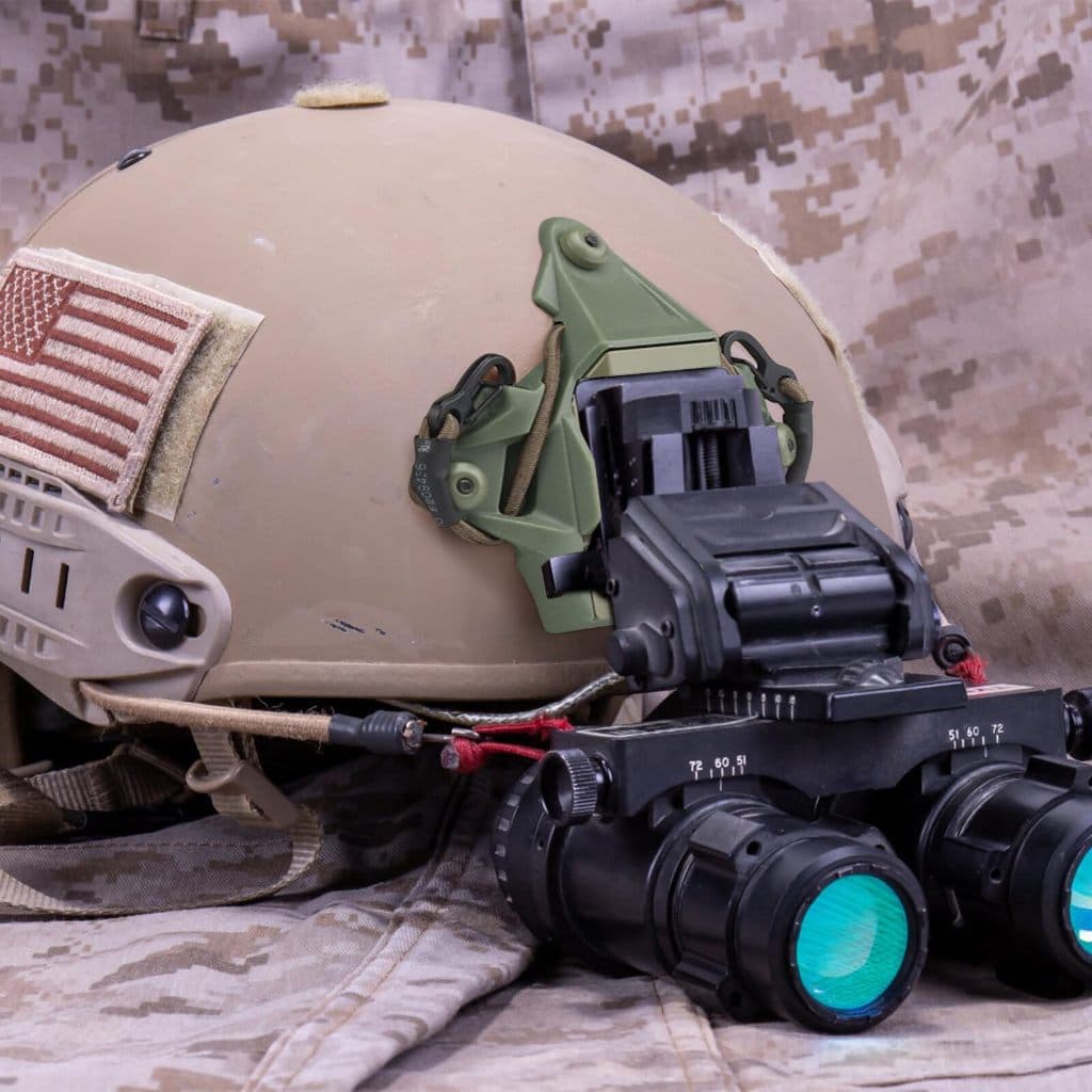 หมวกฟาสทหาร อุปกรณ์ ยุทธวิธี night vision NVG mount for FAST MICH AF Wendy รูปที่ 8