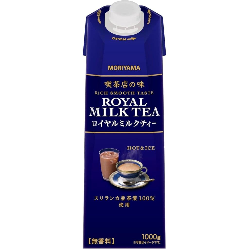 Moriyama Royal Milk Tea 1000 ml เครื่องดื่มชานม จากญี่ปุ่นแท้100% รูปที่ 1