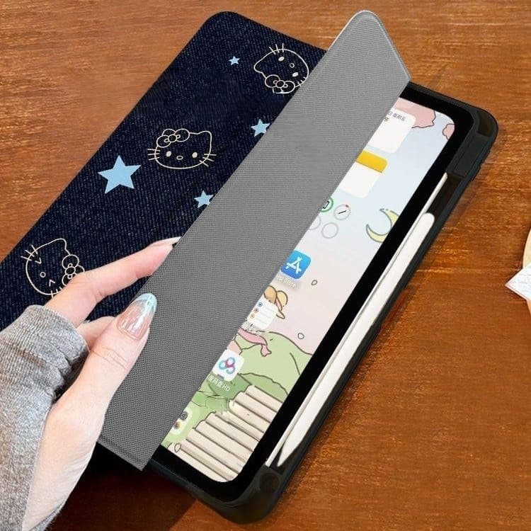 จัดส่งทันทีเคสไอแพด การหมุน 360 องศา Hellokitty Air8 11 Gen9 Air7/6 13 Star เคสiPad Gen6 Air5 รูปที่ 7