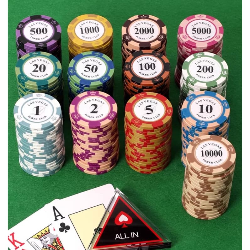 เหรียญชิป 14g/pcs เหรียญ​เล่นบอร์ดเกม​ 20 ชิ้น Board Games รูปที่ 8