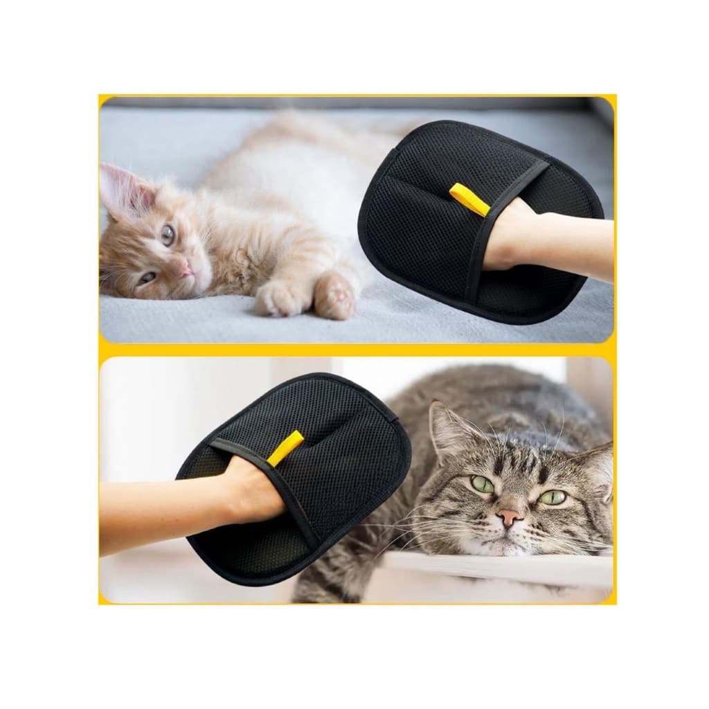 AL-1375 ถุงมือรูดขนสัตว์เลี้ยง ถุงมือแปรงขน แปรงกำจัดขนสำหรับใช้ในบ้าน Touch Pet the hair รูปที่ 1