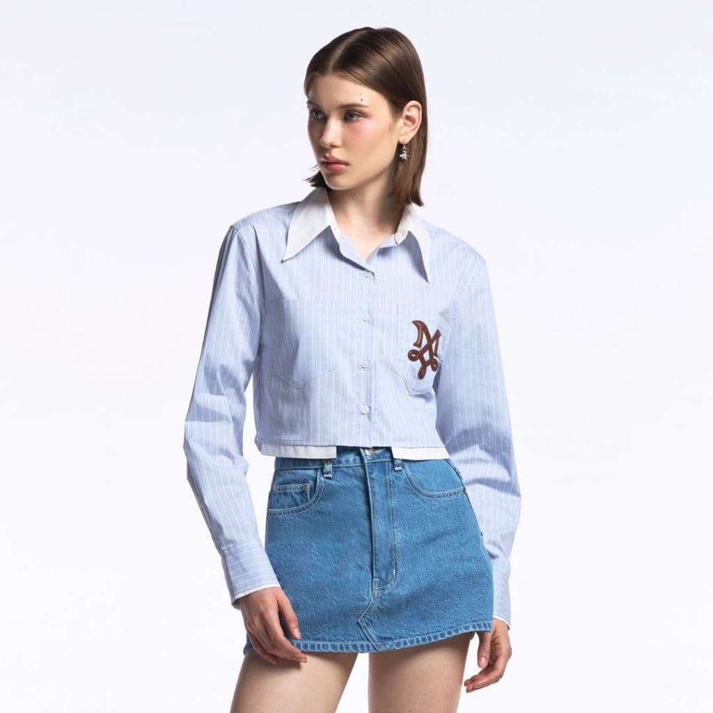 Merge Official - Cryssie Crop Shirt รูปที่ 5