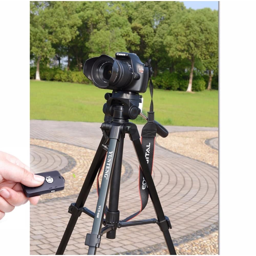 YUNTENG VCT-668 ขาตั้งกล้อง มีรีโมทและคลิปหนีบโทรศัพท์แถมให้ฟรี tripod for camera DV ความสูง 155เซนติเมตร รูปที่ 5
