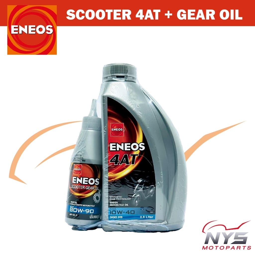 ENEOS 4AT MB 10W-40 ขนาด0.8L น้ำมันเครื่อง/น้ำมันเฟืองท้าย ENEOS SCOOTER GEAR OIL 0.12Lสำหรับจักรยานยนต์4จังหวะออโตเมติก รูปที่ 2