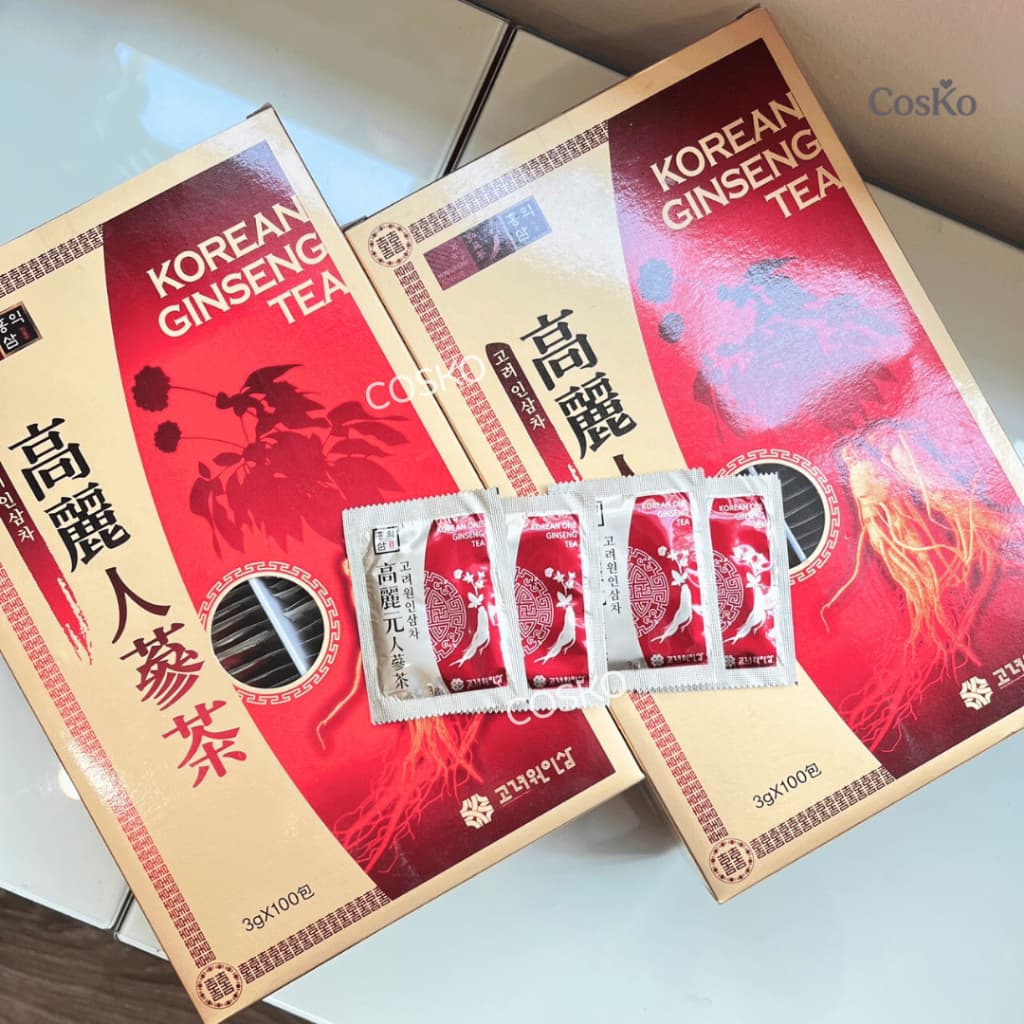 ชาโสมเกาหลี KOREAN ONE GINSENG TEA 1กล่องบรรจุ 100ซอง Exp.2029/01/19 รูปที่ 3