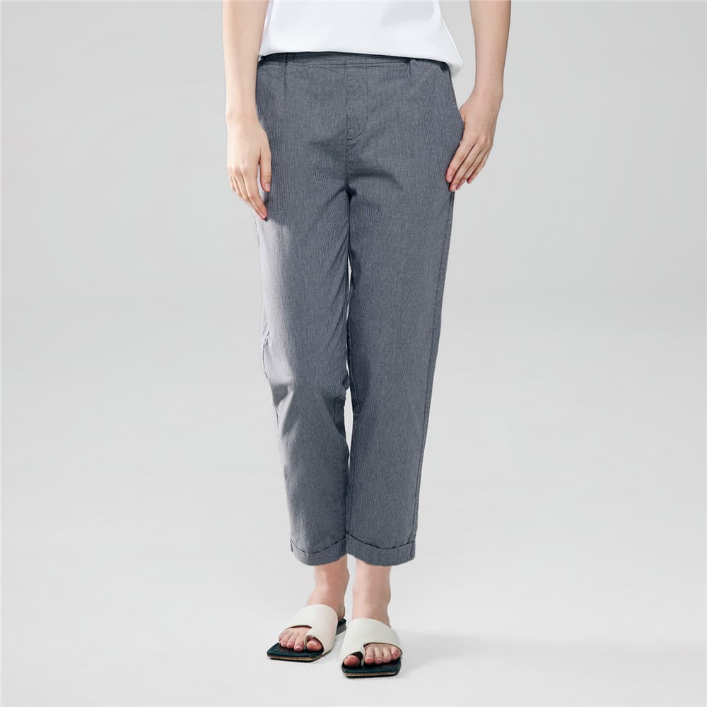 GIORDANO กางเกงขายาวผู้หญิง Women's Audrey Pants 05426257 รูปที่ 1