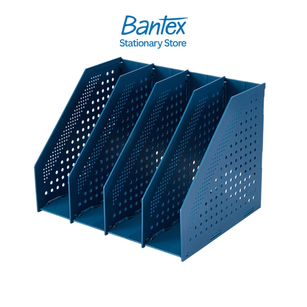 Bantex ชั้นเก็บเอกสาร ตั้งโต๊ะ 2/3/4ช่อง พับเก็บได้ มินิมอล อุปกรณ์สำนักงาน File Holder รูปที่ 1