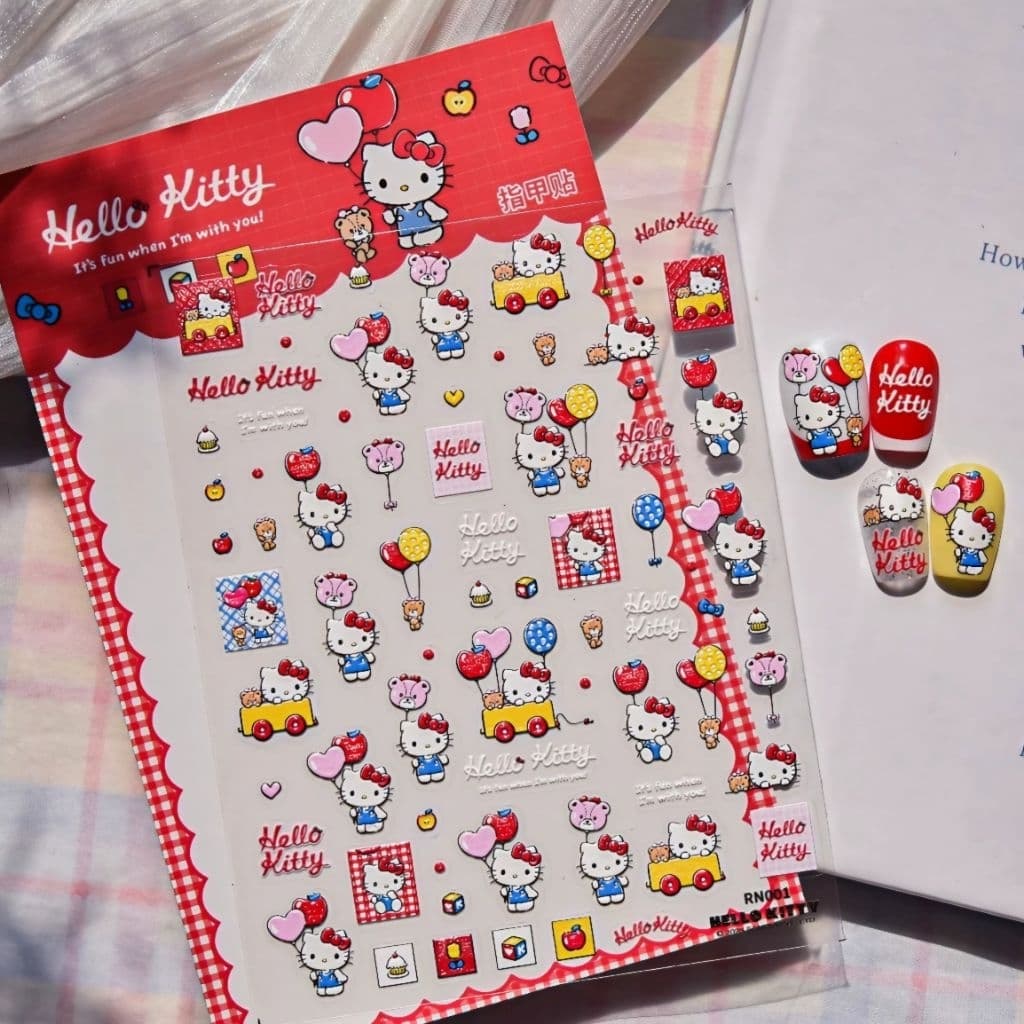จากไทย!! สติกเกอร์ติดเล็บ สติกเกอร์ลายนูน สติกเกอร์ 5D ลายSanrio Tomoni สติกเกอร์ตกแต่ง ติดโทรศัพท์สิ่งของน่ารัก รูปที่ 2