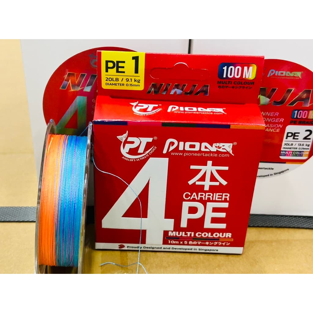 PE NINJA X4 100เมตร สี MULTIPLE COLOR รูปที่ 3